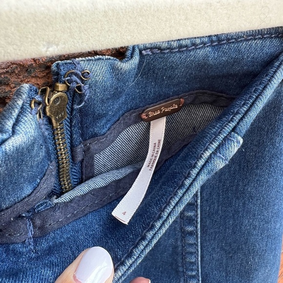 Free People Jean Skirt - Picture 3 of 4